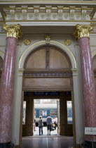 Hungary, Budapest, Interior of Keleti, the city's main International station.