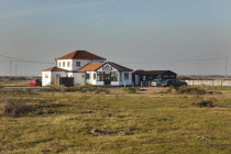 England, Kent, Romney Marsh, Dungeness, The Light Railway Cafe.
