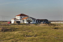 England, Kent, Romney Marsh, Dungeness, The Light Railway Cafe.