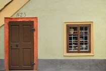 Czech Republic, Bohemia, Prague, Castle, Golden Lane, Colourful cottage.