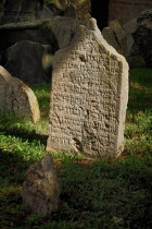 Czech Republic, Bohemia, Prague, Old Jewish Cemetery.