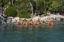 Mexico, Quintana Roo, Puerto Aventuras, Puerto Aventuras Marina,  Dolphin Experience.