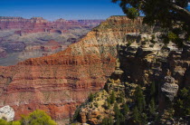 USA, Arizona, Grand Canyon, View across the Grand Canyon. 