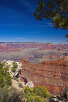 USA, Arizona, Grand Canyon. View across the Grand Canyon.