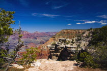 USA, Arizona, Grand Canyon. View across the Grand Canyon.