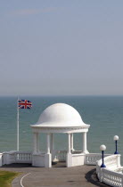 England, East Sussex, Bexhill on sea, King George V Colonnade from the De La Warr Pavilion.