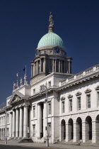 Ireland, County Dublin, Dublin City, the Custom House, general view of the fa�ade.