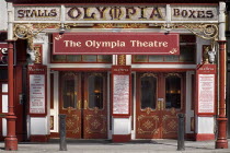 Ireland, County Dublin, Dublin City, facade of the Olympia Theatre built in 1879.