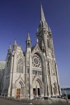 Ireland, County Cork, Cobh, Exteior of St Colman's cathedral.