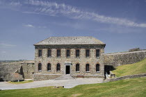 Ireland, County Cork, Kinsale, Charles Fort  museum building built 1678.