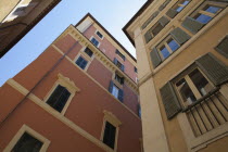 Italy, Lazio, Rome, City flats and apartments in the central district.