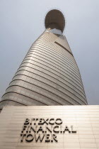 Vietnam, Ho Chi Minh City, Bitexco Financial Tower modern office block.