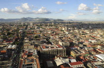 Mexico, Federal District, Mexico City, View across the city from Torre Latinoamericana.