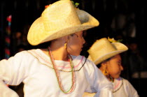 Mexico, Bajio, San Miguel de Allende, Ballet Folklorico performance on Independence Day in El Jardin.