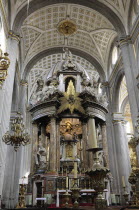 Mexico, Puebla, High altar of the Cathedral.