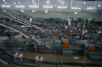 Puerto Rico, Bacardi factory interior and workers.