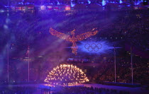 England, London, Stratford, Olympic games closing ceremony.