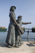 Ireland, County, Cork, Cobh, Annie Moore was the first immigrant to the USA to pass through the Ellis Island facility.