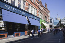 England, London, Southwark, Borough Market, Londons oldest fresh fruit and vegetable market, Neals Yard Dairy cheese shop. **Editorial Use Only**
