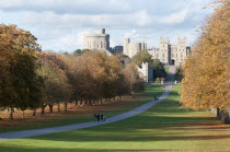 England, Berkshire, Windsor, The long walk leading to the castle.