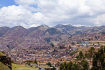 Peru, Cuzco, Overlooking the City.