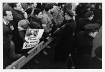 USA, New York State, New York City, Anti Vietnam war demonstrators.