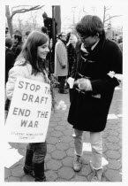 USA, New York State, New York City, Anti Vietnam war demonstrators.