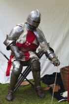 England, West Sussex, Arundel, Jousting festival in the grounds of Arundel Castle.