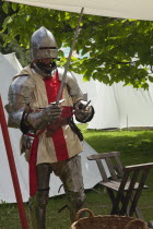 England, West Sussex, Arundel, Jousting festival in the grounds of Arundel Castle.