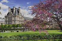 France, Ile de France, Paris, Jardin des Tuileries and the Louvre Museum.