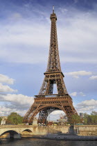 France, Ile de France, Paris, Eiffel Tower.