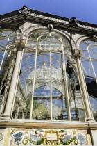 Spain, Madrid, Palacio de Cristal in Parque El Buen Retiro.