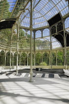 Spain, Madrid, Palacio de Cristal in Parque El Buen Retiro.