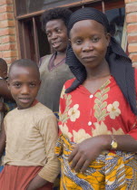 Burundi, Cibitoke Province, Mothers waiting at Mabayi Health Clinic.