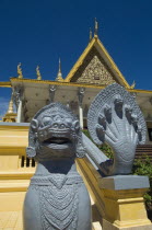 Cambodia, Phnom Penh, The Throne Hall within the grounds of the Royal Palace.