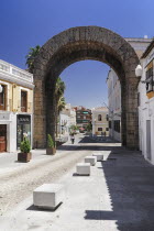 Spain, Extremadura, Merida, Trajans Arch.