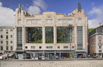 Portugal, Estremadura, Lisbon, Art Deco exterior of the former Eden theatre now a hotel.