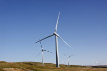 Wind Farm on Moorland, Cumbria, England, UK.