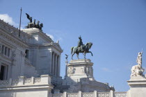 Itlay, Lazio, Rome, Victor Emmanuel II monument.
