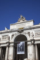 Italy, Lazio, Rome, Palazzo delle Esposizioni facade, designed by Pio Piacentini,