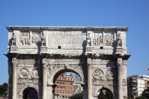 Italy, Lazio, Rome, The Arch of Constantine.