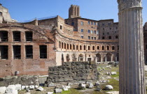 Italy, Lazio, Rome, Trajans Forum ruins.