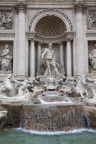 Italy, Lazio, Rome, Trevi fountain in Piazza de Trevi.