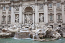 Italy, Lazio, Rome, Trevi fountain in Piazza de Trevi.