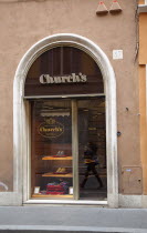 Italy, Lazio, Rome, Via del Condotti, Exterior of Church's English Shoes shop. **Editorial Use Only**