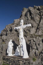 Ireland, County Kerry, Dingle Peninsula, Calvary scene near Slea Head.