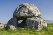 Ireland, County Sligo, Dolmen at Carrowmore Megalithic site, 4000 BC approx.