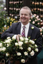 Ian Hislop at Chelsea Flower Show London 2013.