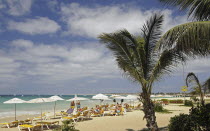 Cape Verde Islands, Sal Island, Santa Maria Beach.