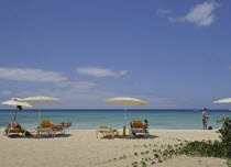Cape Verde Islands, Sal Island, Santa Maria Beach.